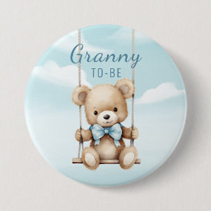 Oma wird Teddybär Schaukel Button