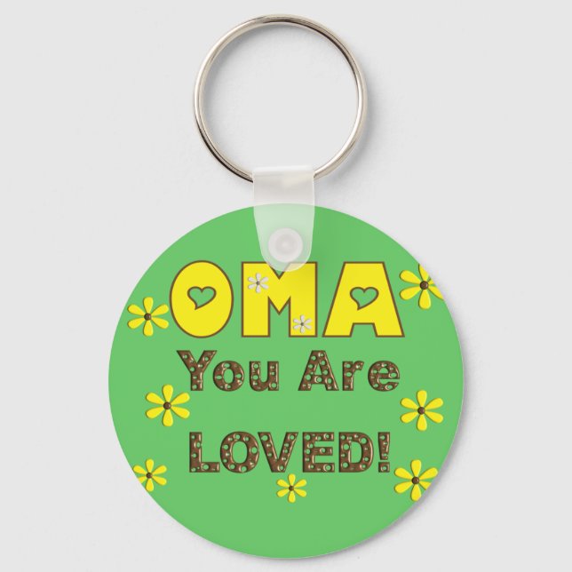 Oma YOU are LIVED-Mother's Day Geschenke Schlüsselanhänger (Vorderseite)