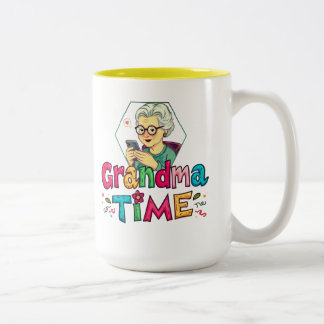 Oma Zeit Zweifarbige Tasse