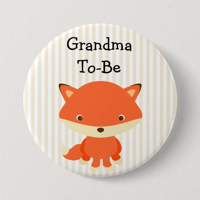 Oma zu sein Button Woodlands Thema (Vorderseite)