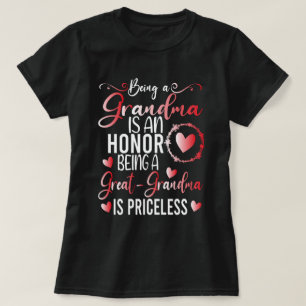 Oma zu sein ist eine Ehre, Großopma zu sein T-Shirt