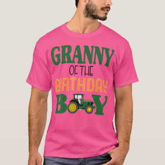 Oma zum Geburtstag für Jungen Farm Traktor Familie T-Shirt