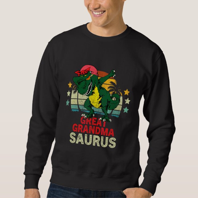 Omaasaurus Rex Dinosaur Oma Saurus Sweatshirt (Vorderseite)