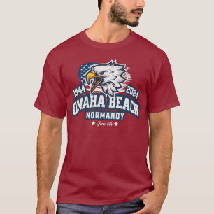 Omaha Beach 1944 2024 D-Day 80 T-Shirt