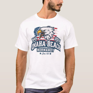 Omaha Beach 1944 2024 D-Day 80 T-Shirt