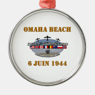 Omaha Beach 1944 Ornament Aus Metall