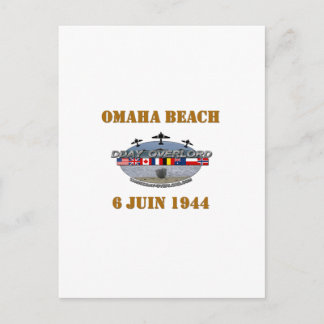 Omaha Beach 1944 Postkarte