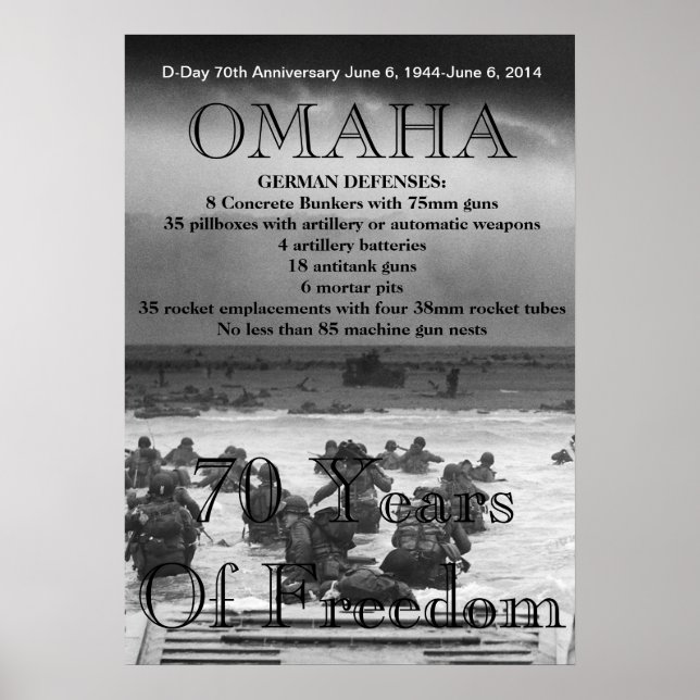 Omaha D-Day 70. Poster (Vorne)