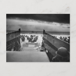 Omaha im Zweiten Weltkrieg der LCVP in die Kiefer Postkarte