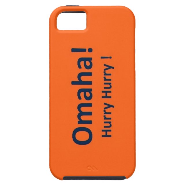 OMAHA iphone 5/5s Einband-Denver Broncos Case-Mate iPhone Hülle (Rückseite)