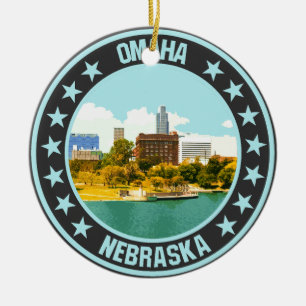 Omaha Keramik Ornament
