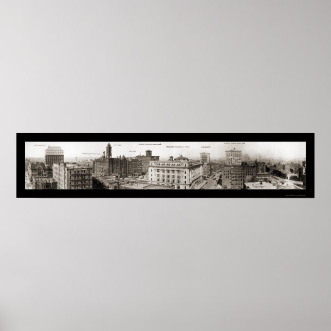 Omaha, NE Foto 1916 Poster (Vorne)