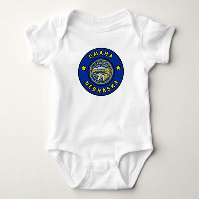 Omaha Nebraska Baby Strampler (Vorderseite)