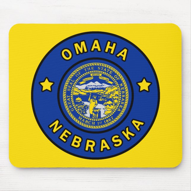 Omaha Nebraska Mousepad (Vorne)