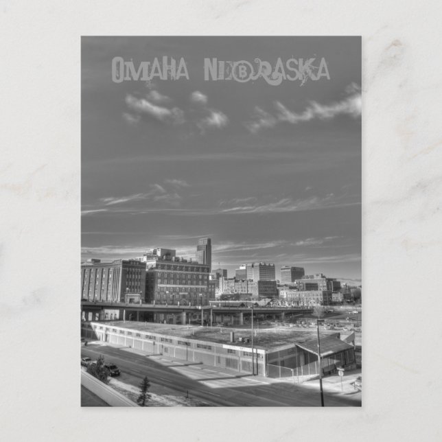 Omaha, Nebraska Postkarte (Vorderseite)