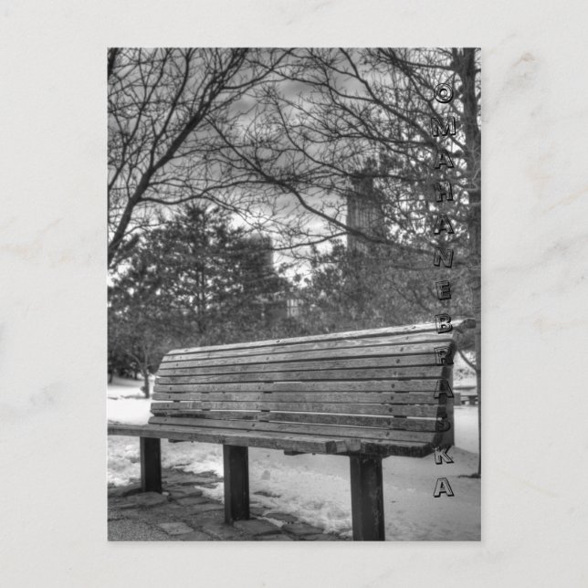 Omaha Nebraska Postkarte (Vorderseite)