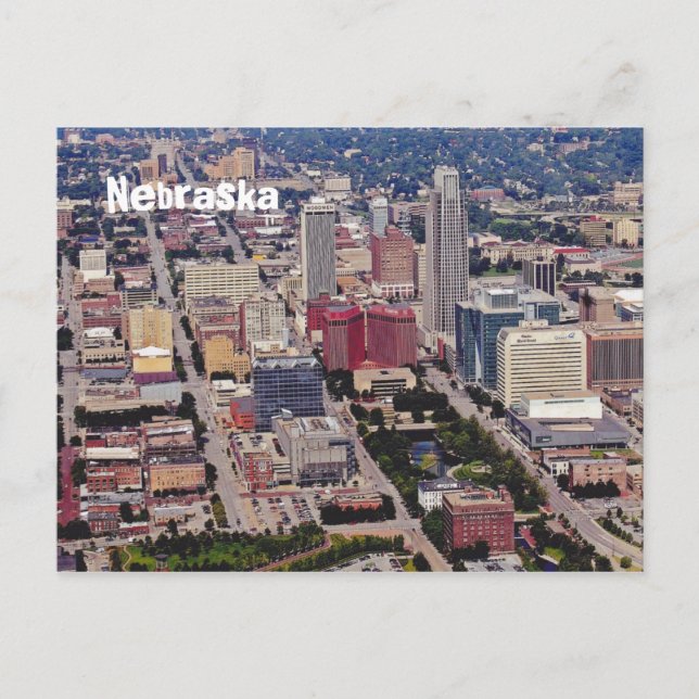 Omaha, Nebraska Postkarte (Vorderseite)