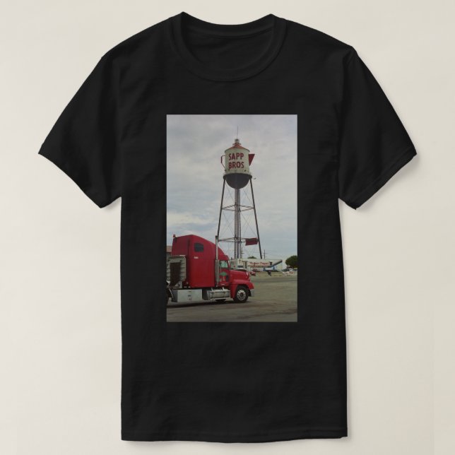 Omaha, Nebraska - Sapp Brothers Tower Sticker.pnng T-Shirt (Design vorne)