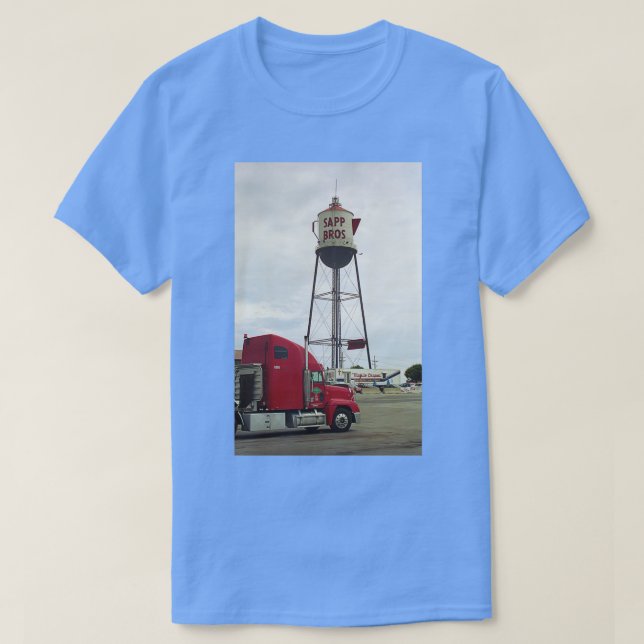 Omaha Nebraska Sapp Brothers Tower T-Shirt (Design vorne)