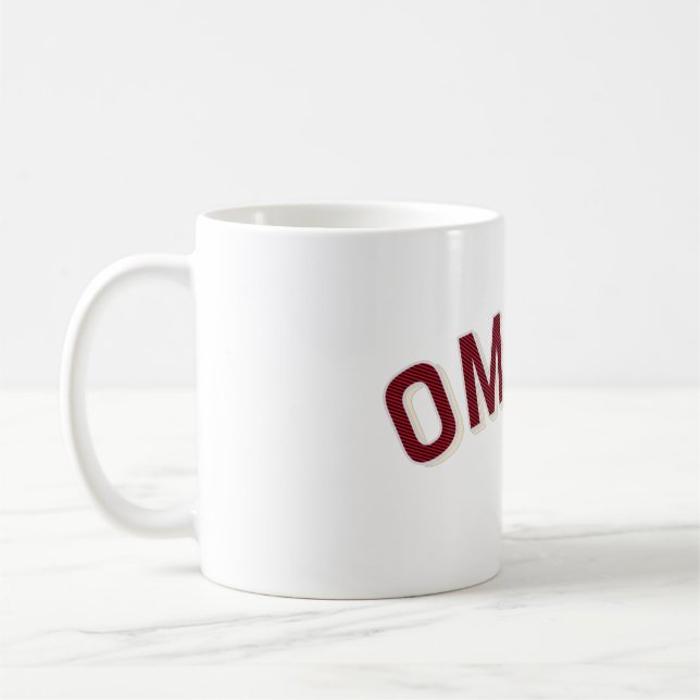 Omaha, Nebraska Vintag Arch Kaffeetasse (Links)