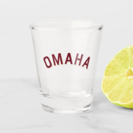 Omaha, Nebraska Vintag Arch Schnapsglas