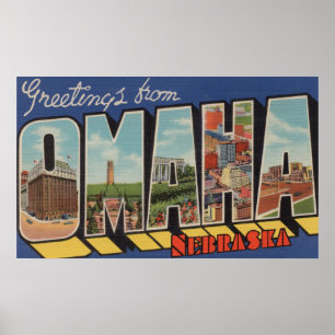 Omaha, NebraskaLarge Buchstabe ScenesOmaha, Ne 2 Poster