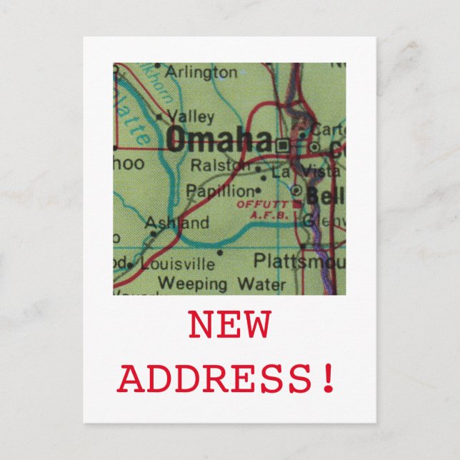 Omaha New Address Ankündigung (Vorderseite)