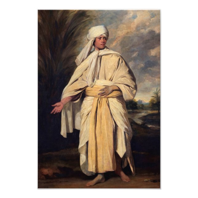 Omai of the Friendly Isles von Sir Joshua Reynolds Fotodruck (Vorne)