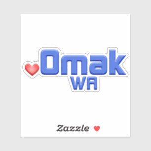 Omak Washington Aufkleber