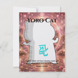 Omamori Card #008 – Yoro Cat | Love • Happiness Karte