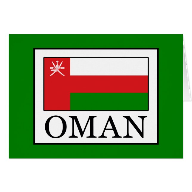 Oman (Devant horizontal)