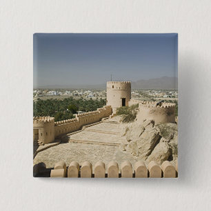 Oman, Die Batinah-Ebene, Nakhal. Nakhal-Fort, bei Button