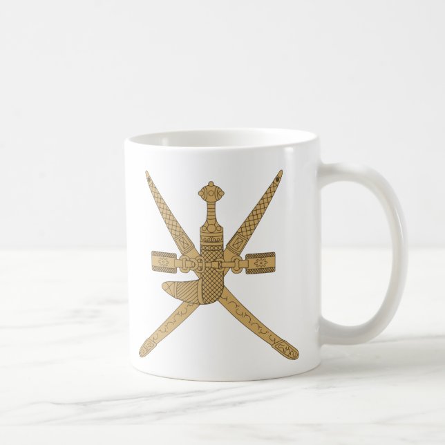 Oman-Emblem Kaffeetasse (Rechts)