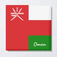 Oman Flag & Asia Ferien-/Sportfans