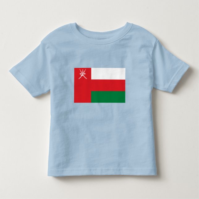 Oman Flag Kleinkind T-shirt (Vorderseite)