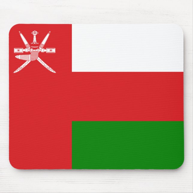 Oman Flag Mousepad (Vorne)