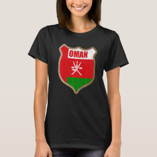 Oman Flag Patch für Omanis und wen Liebe Oman T-Shirt