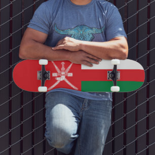 Oman Flag Skateboard