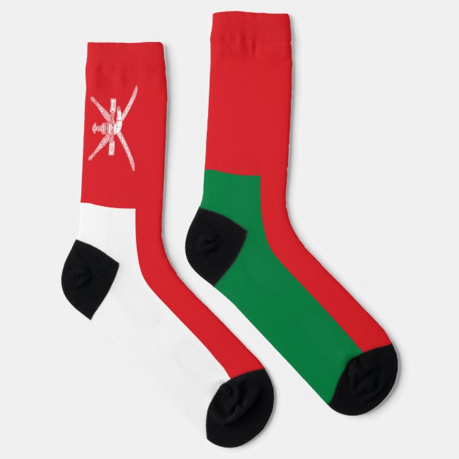 Oman Flag Socken (Rechts)