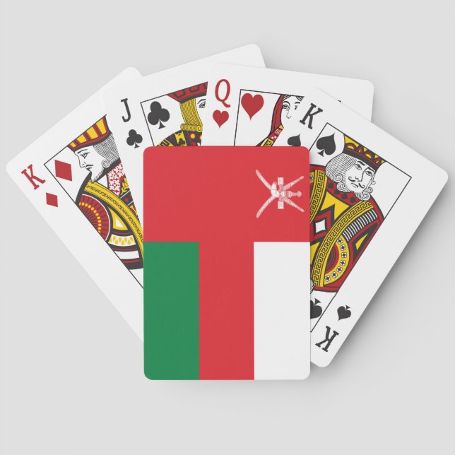 Oman Flag Spielkarten (Rückseite)