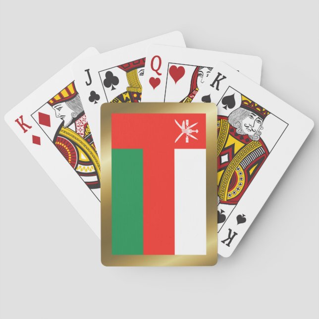 Oman Flag Spielkarten (Rückseite)