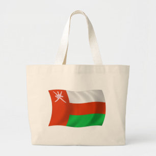 Oman Flag Tote Bag Jumbo Stoffbeutel