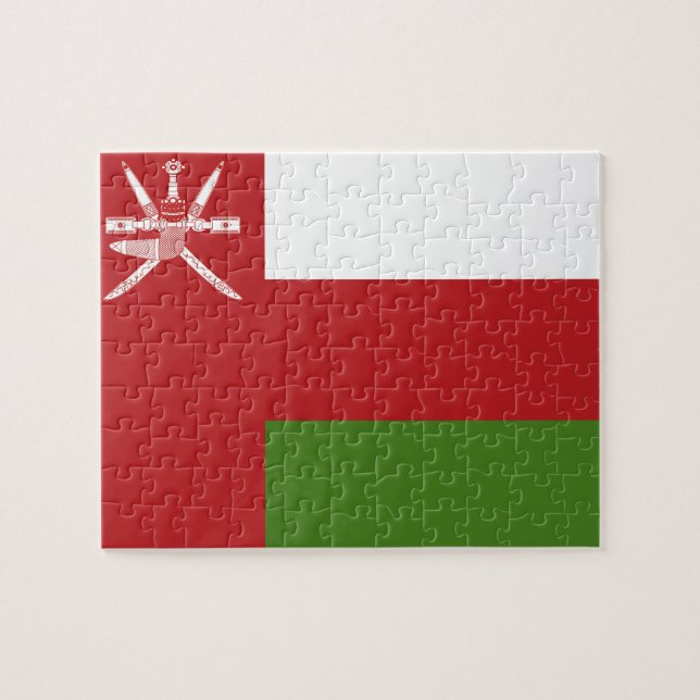 Oman-Flagge (Horizontal)