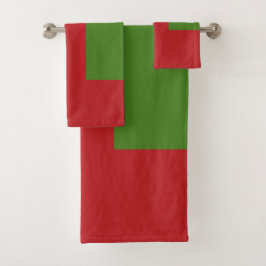 Oman-Flagge Badhandtuch Set