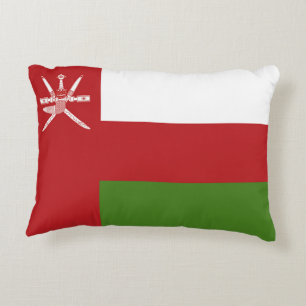 Oman-Flagge Dekokissen