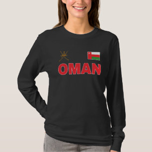 Oman-Flagge der Omani-Oman-Flagge T-Shirt