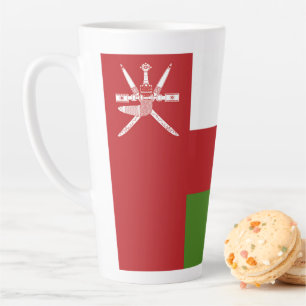 Oman-Flagge Milchtasse