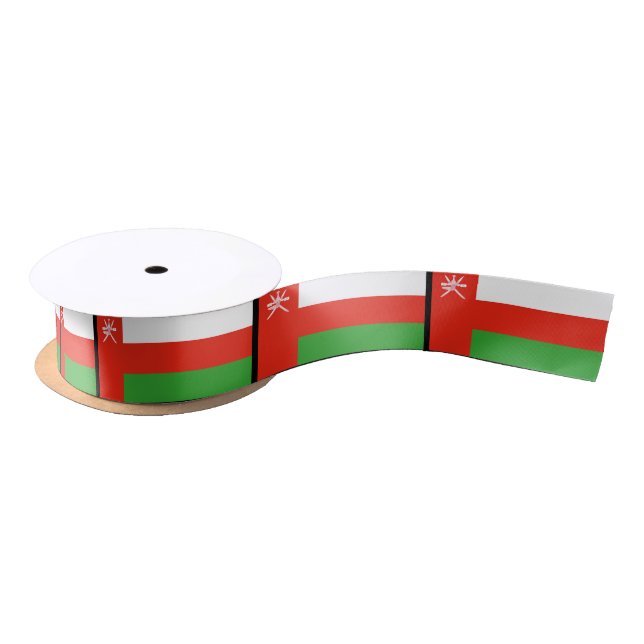 Oman-Flagge Satinband (Spule)