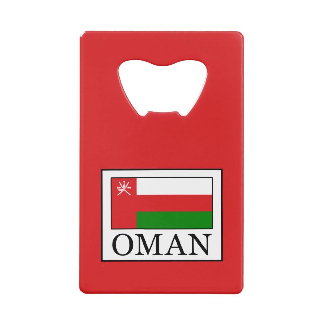 Oman Geldbeutel Flaschenöffner (Vorderseite)