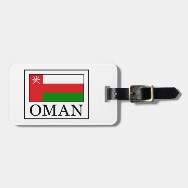 Oman Gepäckanhänger (Vorderseite horizontal)